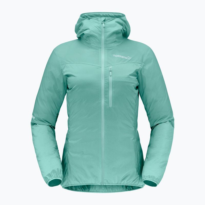 Дамско ветроустойчиво яке NORRONA Faketind Aero60 Zip Hood aqua haze 5