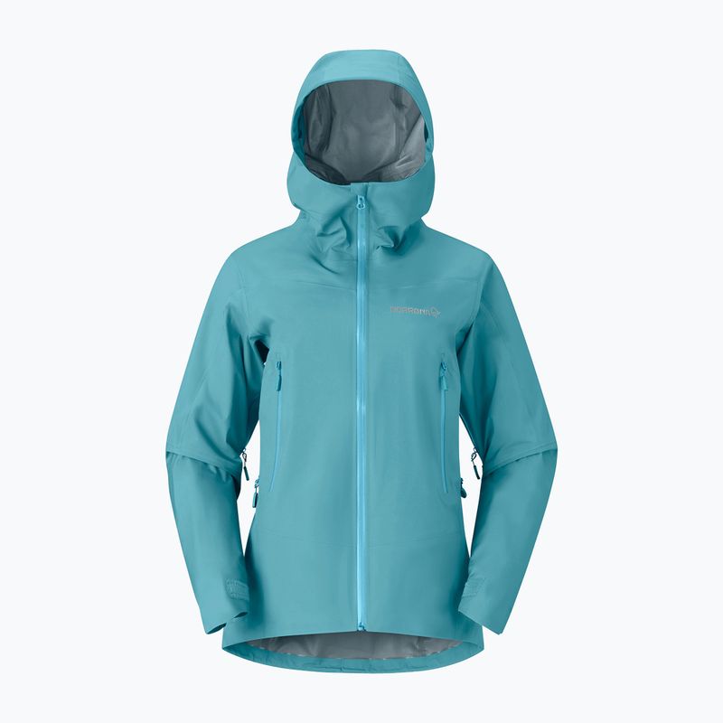 Дамско яке за дъжд NORRONA Falketind Gore-Tex brittany blue 5