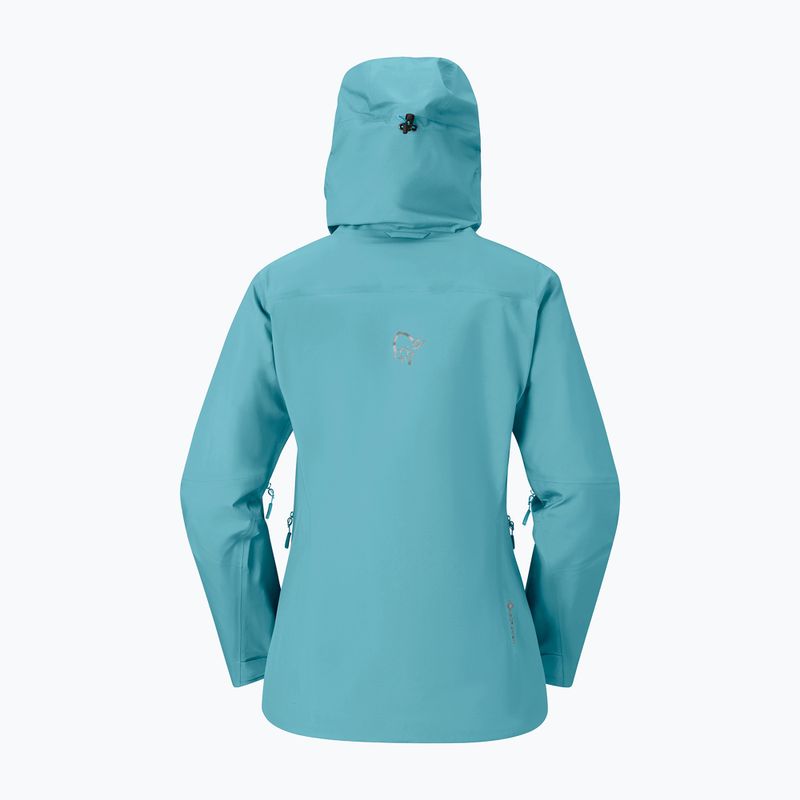 Дамско яке за дъжд NORRONA Falketind Gore-Tex brittany blue 6