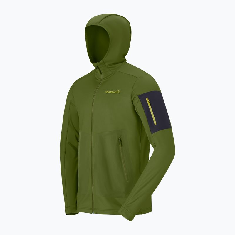 Мъжки суитшърт за трекинг NORRONA Falketind Warm2 Stretch Hood pesto 7