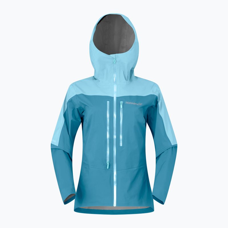Дамско яке за дъжд NORRONA Falketind Dri1 brittany blue/aqua haze 5
