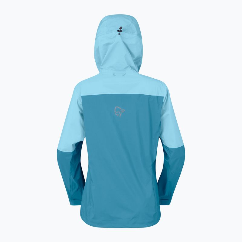Дамско яке за дъжд NORRONA Falketind Dri1 brittany blue/aqua haze 6