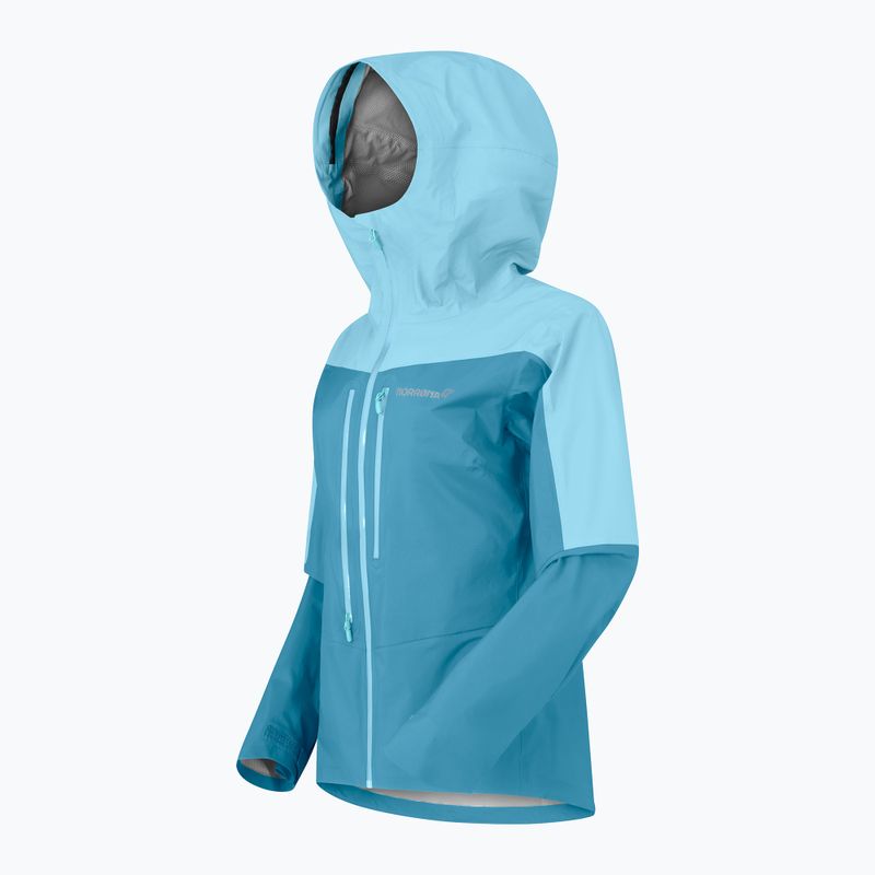 Дамско яке за дъжд NORRONA Falketind Dri1 brittany blue/aqua haze 7