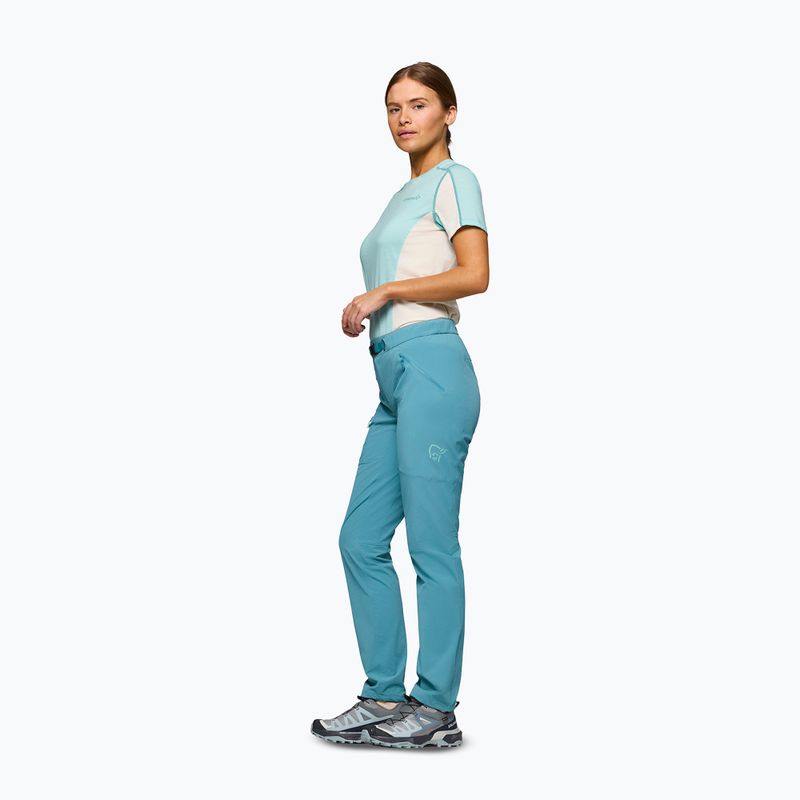 Дамски трекинг панталони NORRONA Falketind Flex1 Light brittany blue 4