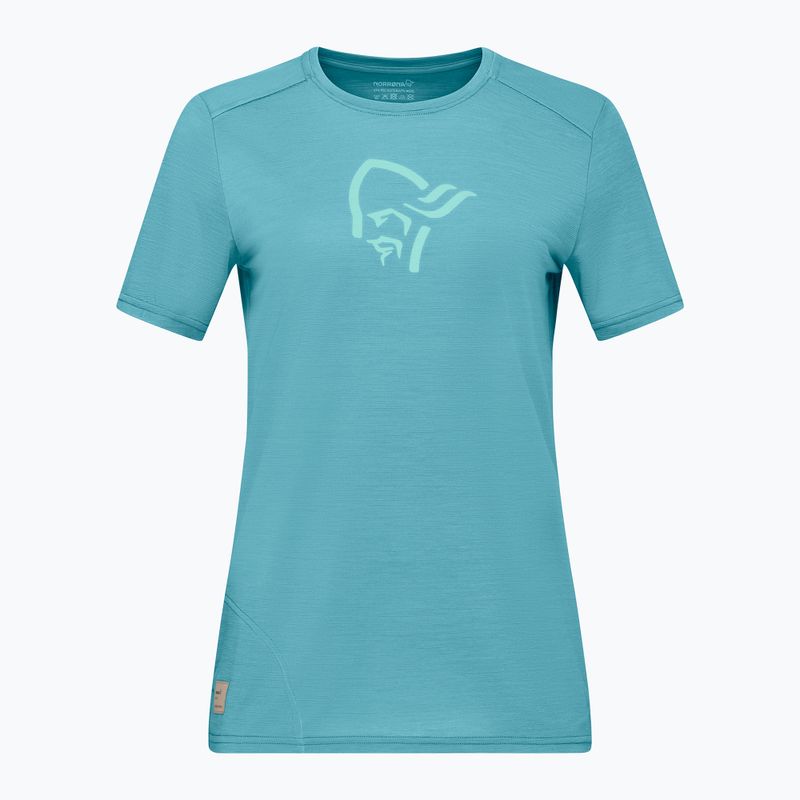 Дамска тениска NORRONA Femund Equaliser Merino brittany blue 5