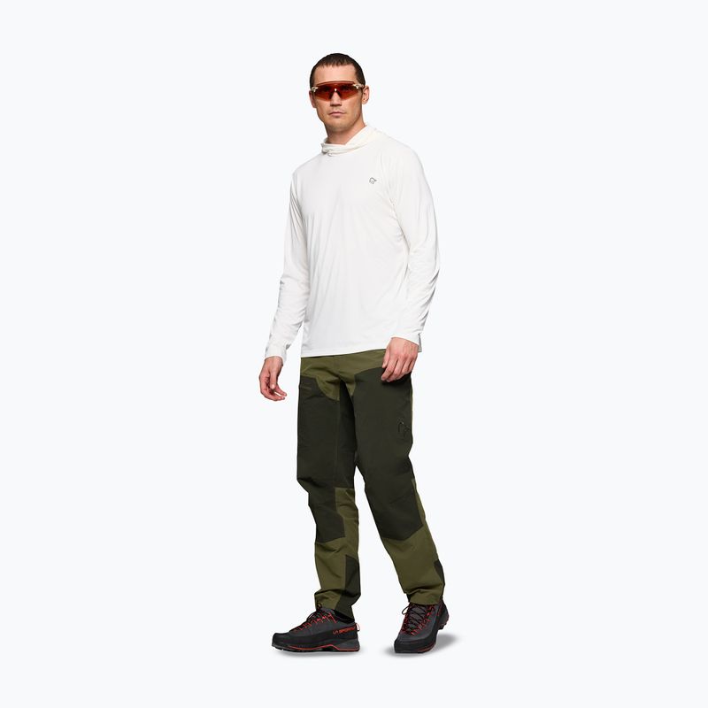 Мъжки суитшърт за трекинг NORRONA Femund Tech Hood snow white 5