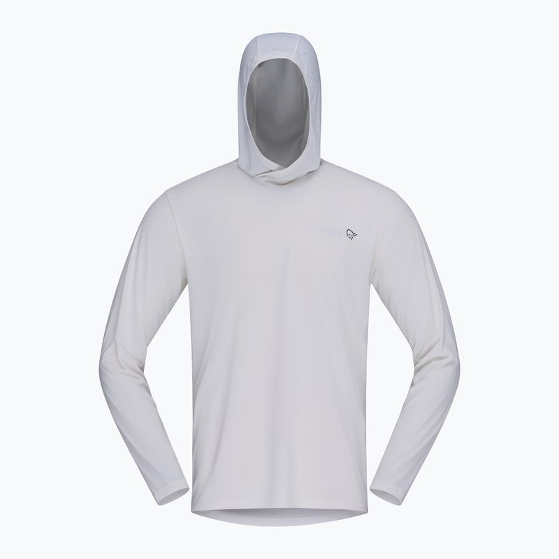 Мъжки суитшърт за трекинг NORRONA Femund Tech Hood snow white 6