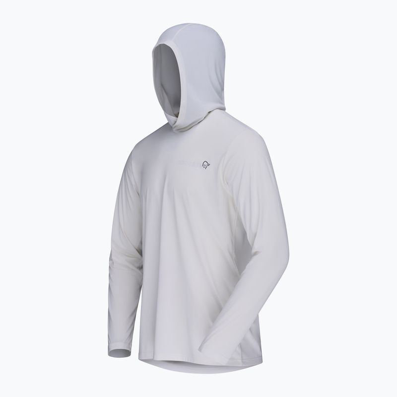 Мъжки суитшърт за трекинг NORRONA Femund Tech Hood snow white 8
