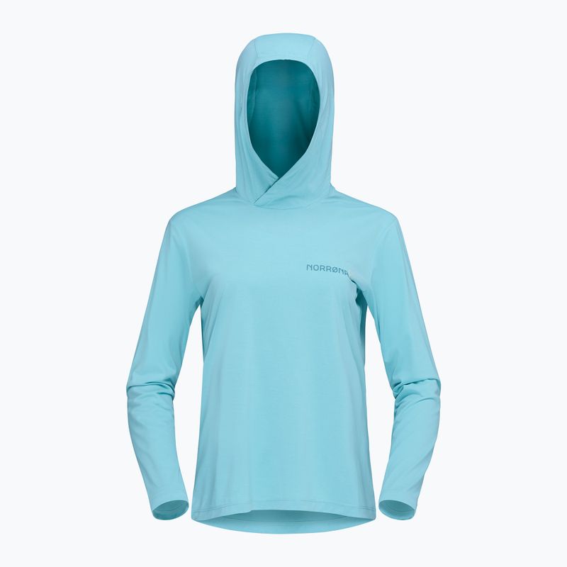 Дамски суитшърт за трекинг NORRONA Femund Tech Hood aqua haze 6