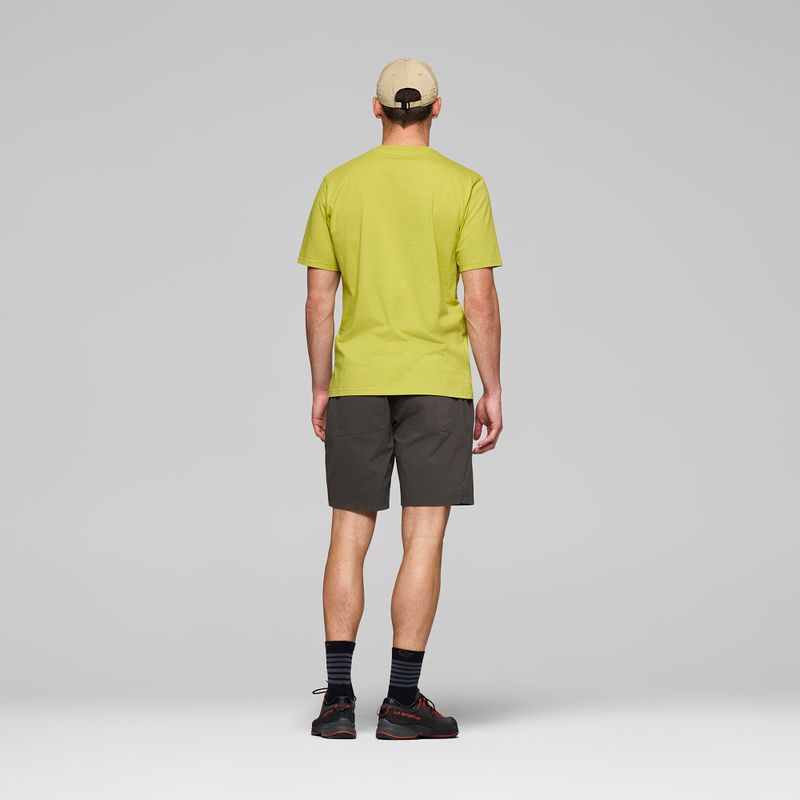 Мъжка тениска NORRONA Cotton Viking golden lime 3