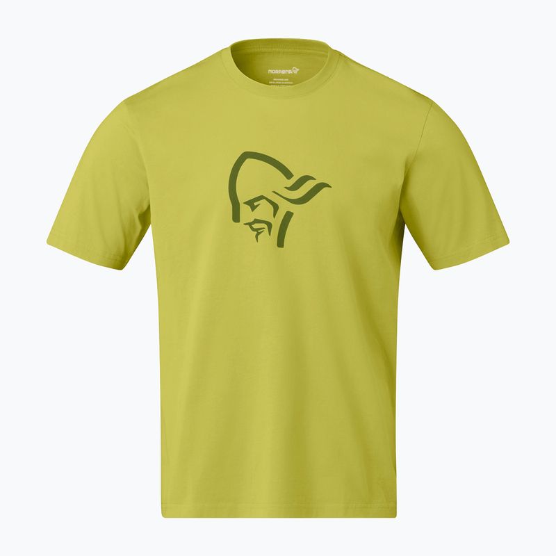 Мъжка тениска NORRONA Cotton Viking golden lime 5