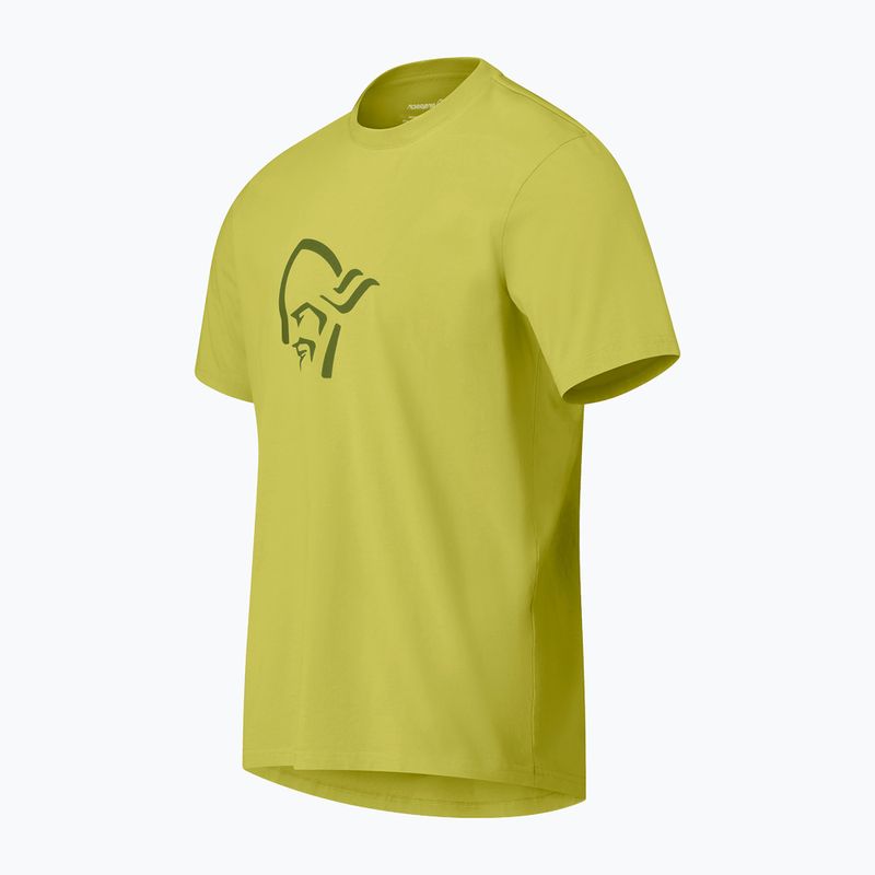 Мъжка тениска NORRONA Cotton Viking golden lime 7