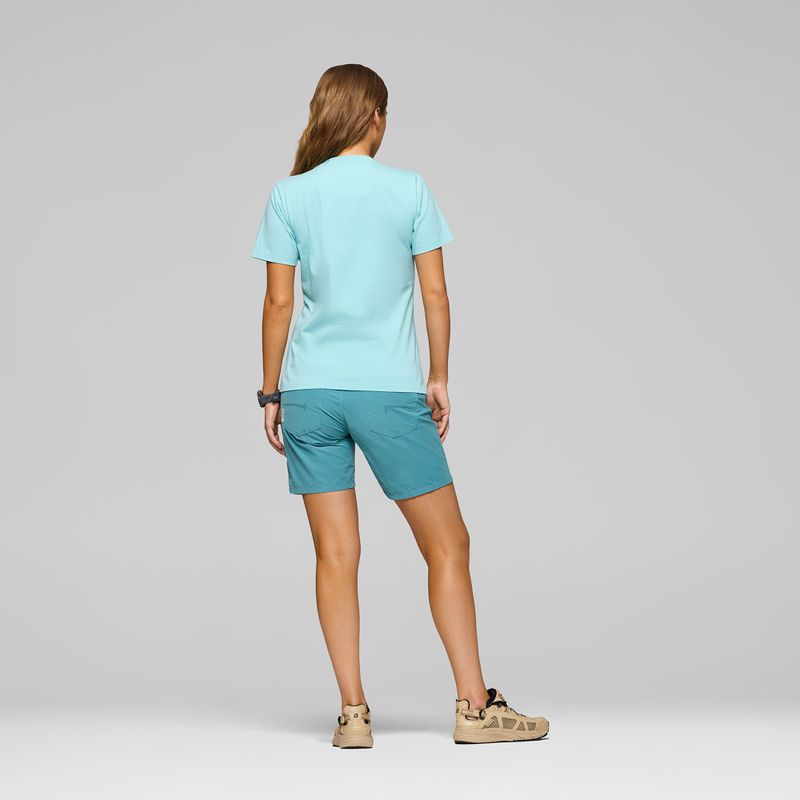 Дамска тениска NORRONA Cotton Viking aqua haze 3