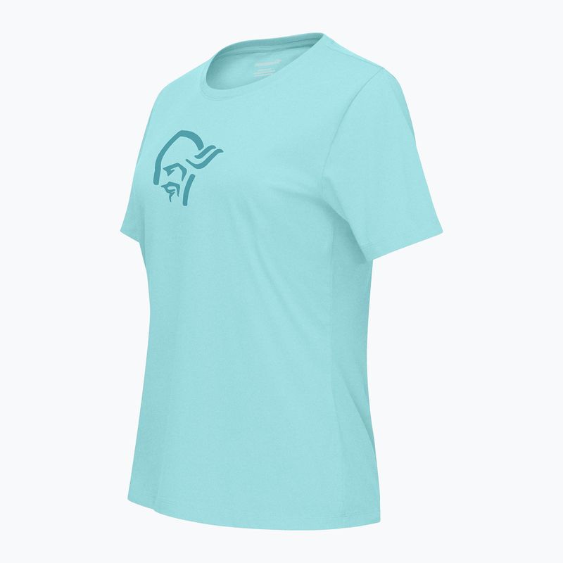 Дамска тениска NORRONA Cotton Viking aqua haze 7