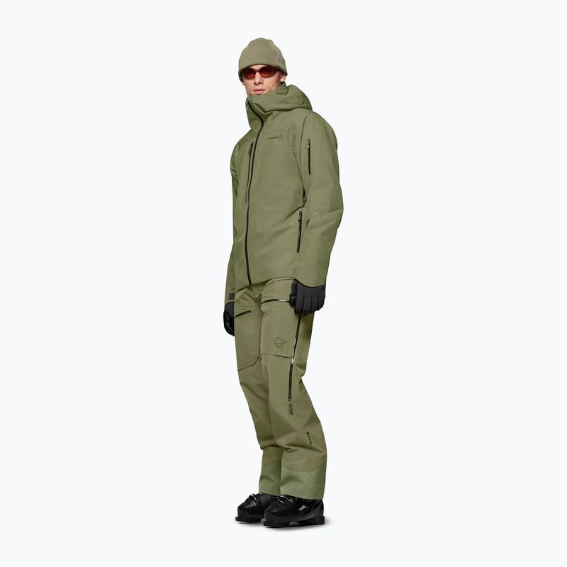 Мъжко скиорско яке NORRONA Lofoten Gore-Tex Insulated deep lichen green 2