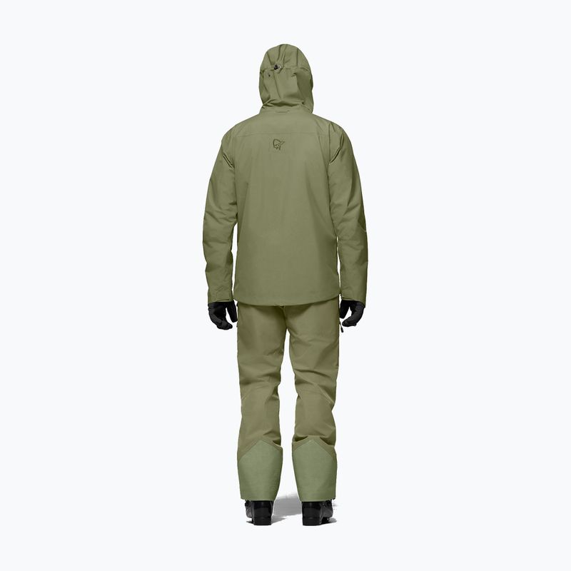 Мъжко скиорско яке NORRONA Lofoten Gore-Tex Insulated deep lichen green 3