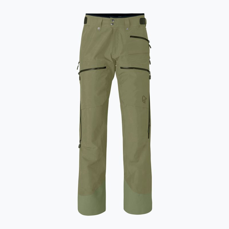 Мъжки скиорски панталони Norrona Lofoten Gore-Tex Insulated deep lichen green 5