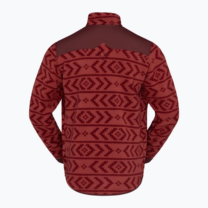 Мъжки поларен суитшърт Norrona Tamok Warm3 cowhide/port 6