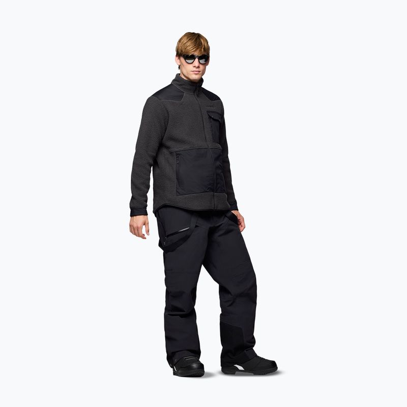 Мъжки поларен суитшърт Norrona Tamok Warm3 phantom/caviar black 2