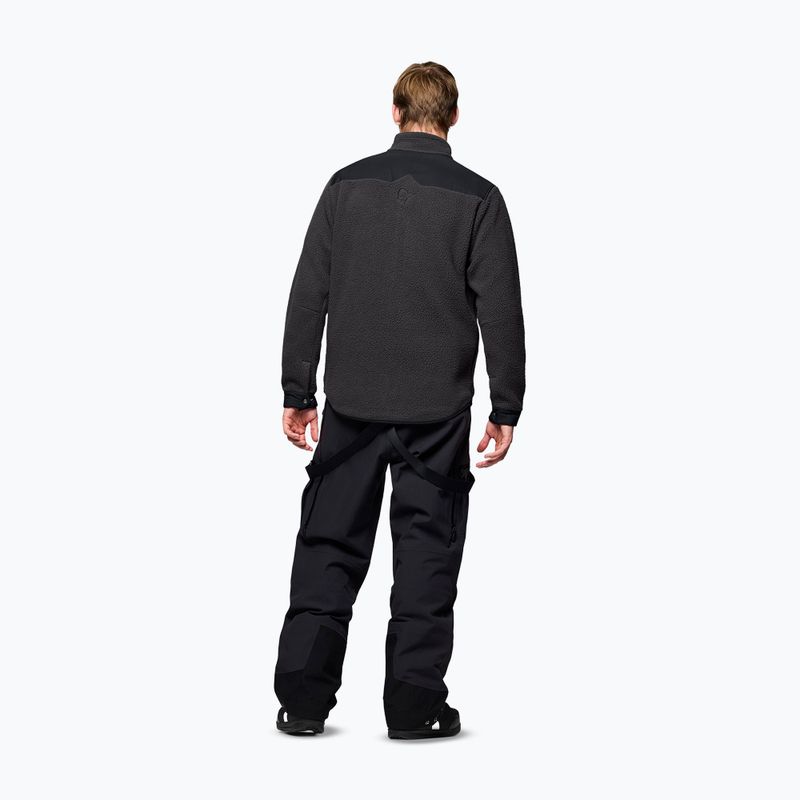 Мъжки поларен суитшърт Norrona Tamok Warm3 phantom/caviar black 3