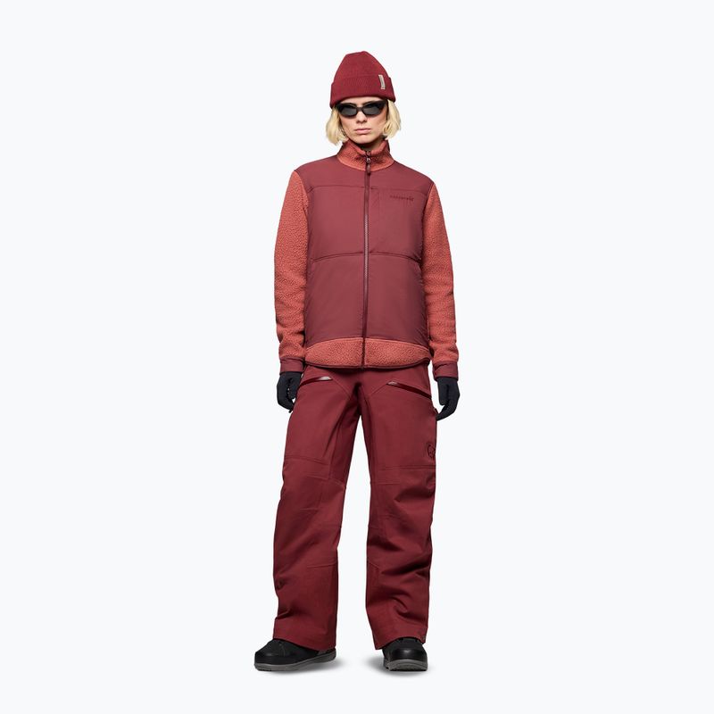 Мъжки поларен суитшърт Norrona Tamok Warm3 cowhide/port 2