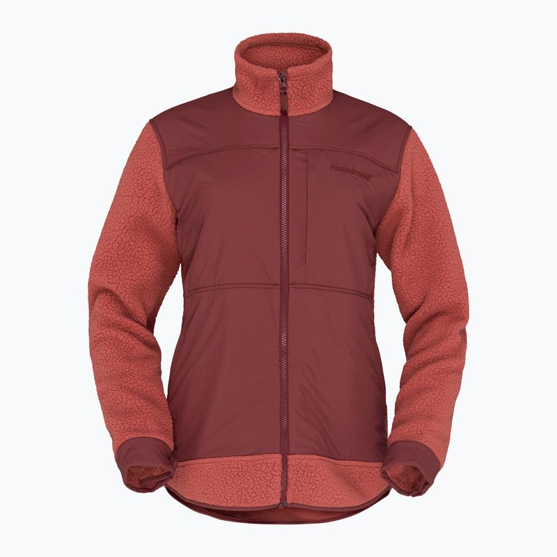 Мъжки поларен суитшърт Norrona Tamok Warm3 cowhide/port 5