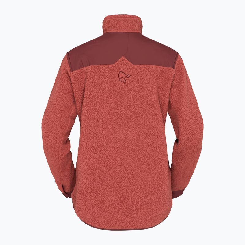Мъжки поларен суитшърт Norrona Tamok Warm3 cowhide/port 6