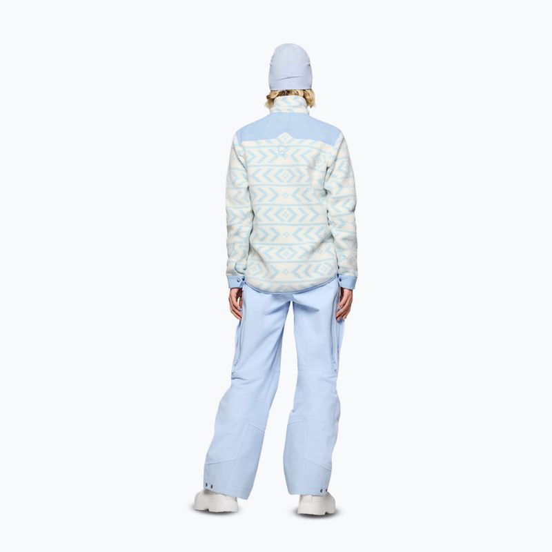 Мъжки поларен суитшърт Norrona Tamok Warm3 whisper white/cashmere blue 3