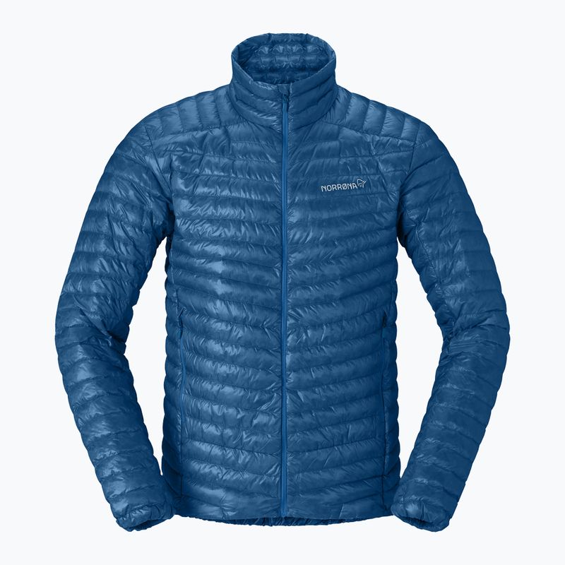 Мъжко пухено яке NORRONA Trollveggen Down800 Super Light dark blue 5