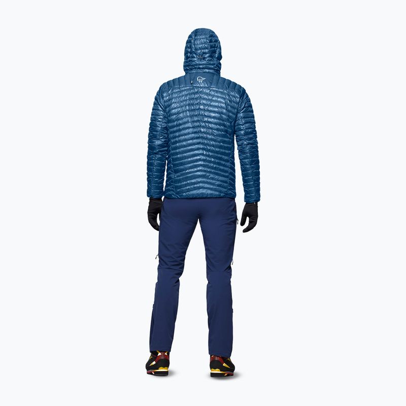 Мъжко пухено яке Norrona Trollveggen Down800 Super Light Hood dark blue 2