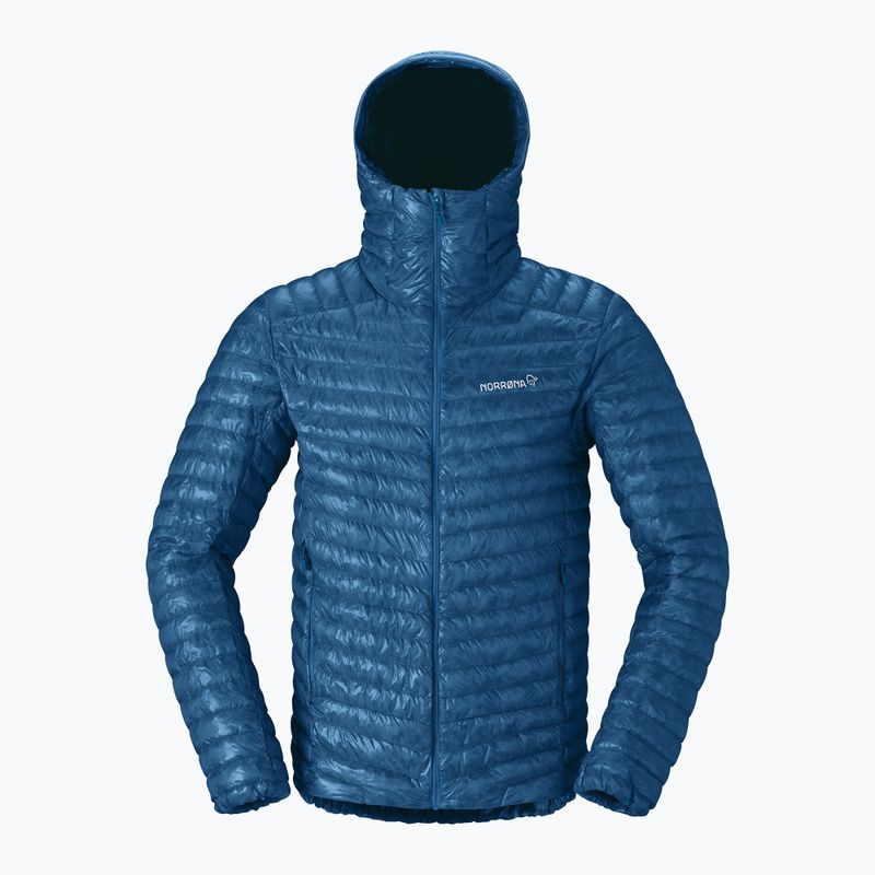 Мъжко пухено яке Norrona Trollveggen Down800 Super Light Hood dark blue 5