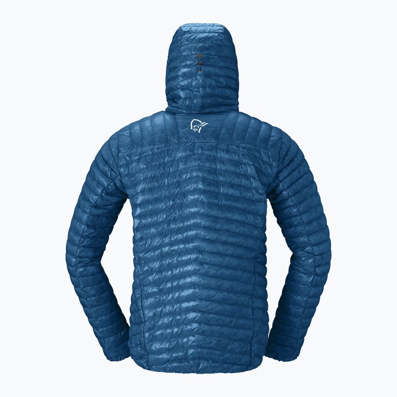 Мъжко пухено яке Norrona Trollveggen Down800 Super Light Hood dark blue 6