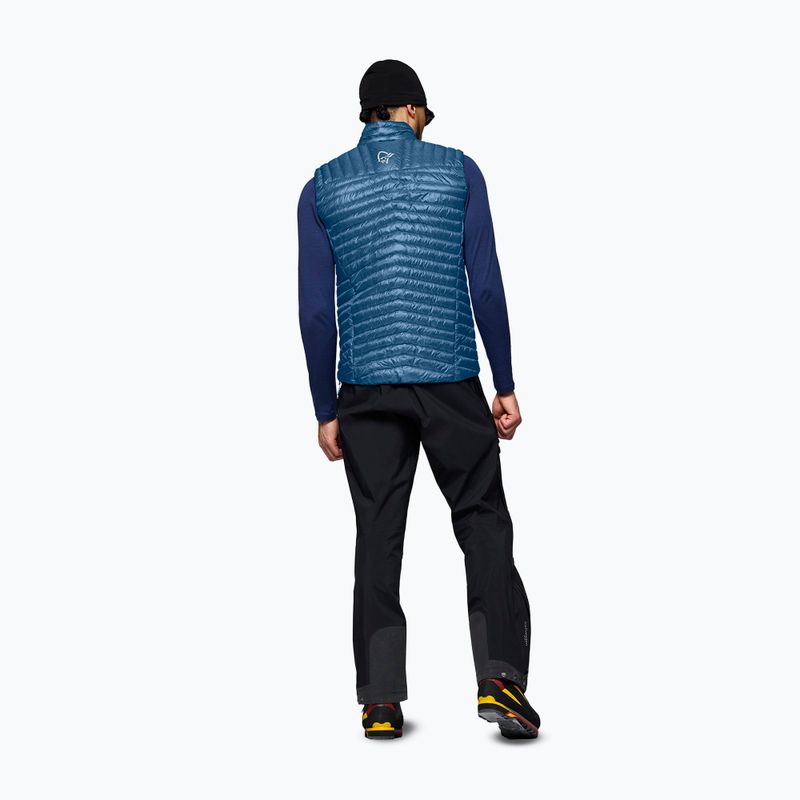 Елек NORRONA Trollveggen Down800 Super Light dark blue 3