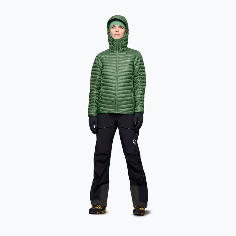 Дамско пухено яке Norrona Trollveggen Down800 Super Light Hood Dark Ivy 2