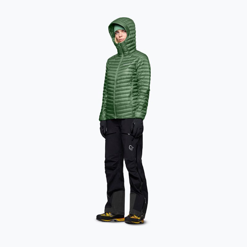 Дамско пухено яке Norrona Trollveggen Down800 Super Light Hood Dark Ivy 4