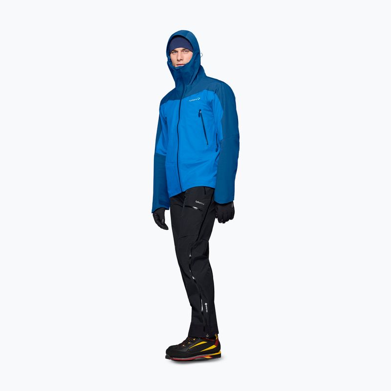 Мъжко яке за дъжд NORRONA Falketind Gore-Tex brilliant blue/dark blue 2