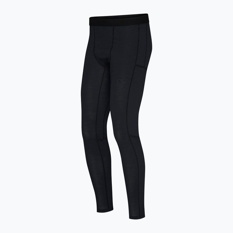 Мъжки термоактивни панталони NORRONA Falketind Equaliser Ull Long caviar black 7