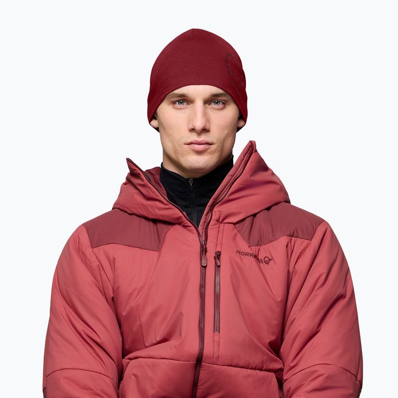 Зимна шапка NORRONA PureUll 180 Beanie port 2