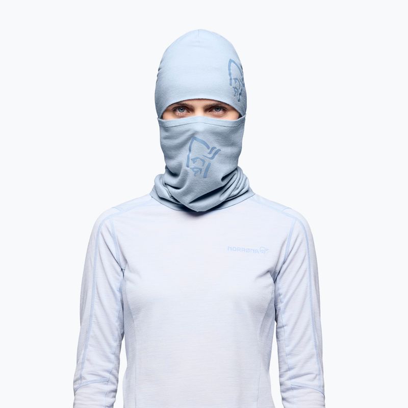 Шал комин NORRONA PureUll cashmere blue 2