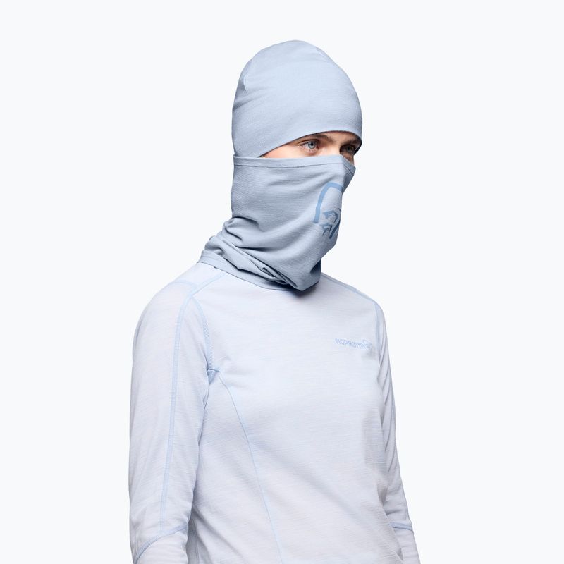 Шал комин NORRONA PureUll cashmere blue 3