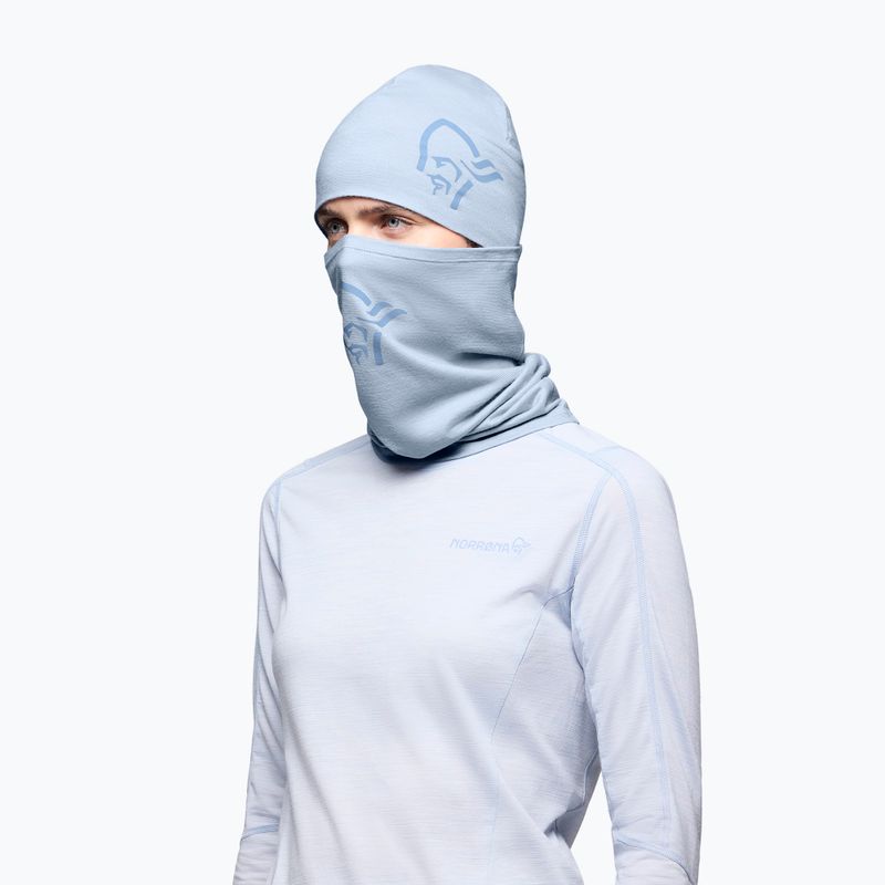 Шал комин NORRONA PureUll cashmere blue 4