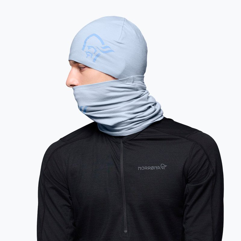 Шал комин NORRONA PureUll cashmere blue 5