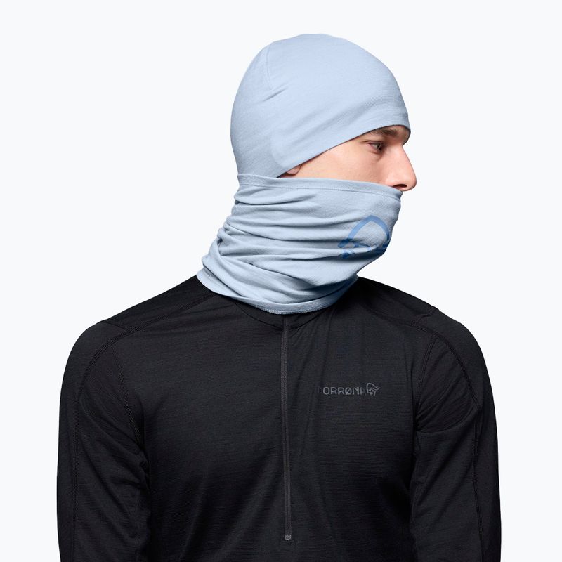 Шал комин NORRONA PureUll cashmere blue 6