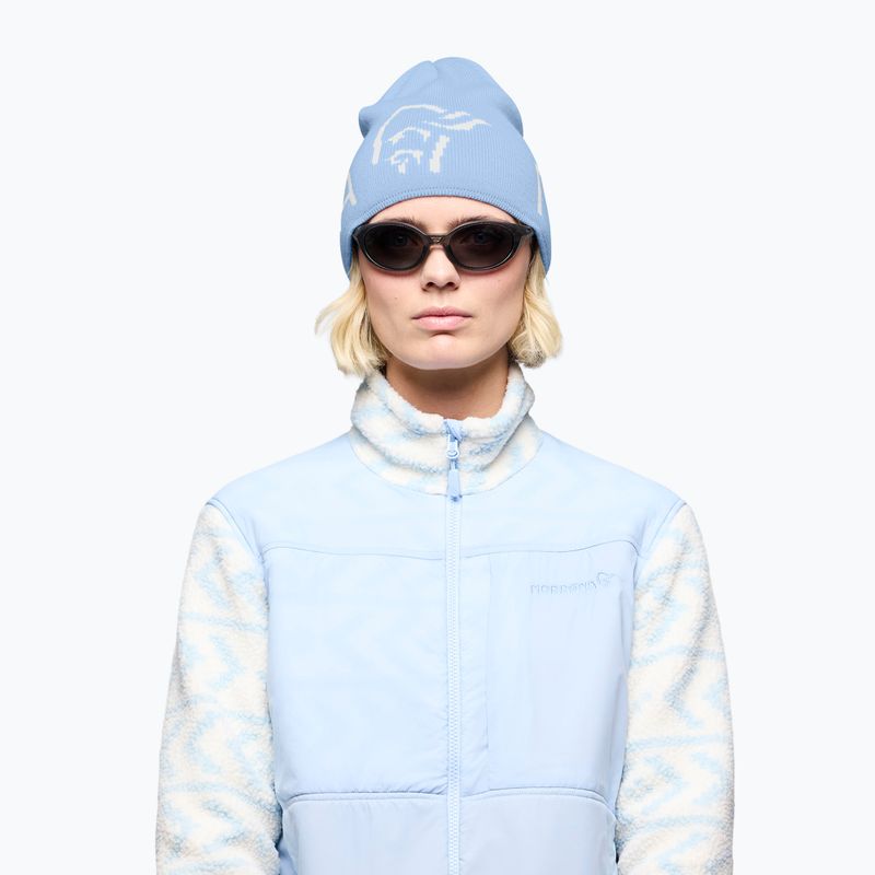 Зимна шапка NORRONA MerinoUll Logo Beanie allure 2
