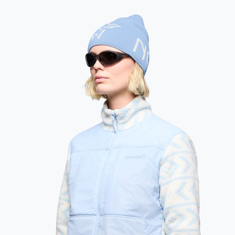 Зимна шапка NORRONA MerinoUll Logo Beanie allure 3