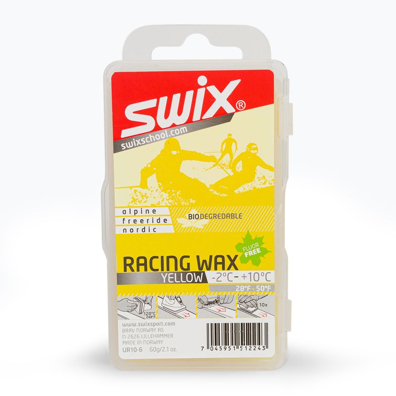 Swix Ur10 Yellow Bio Състезателна ски вакса жълта UR10-6