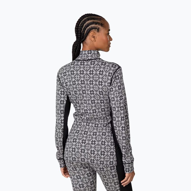 Дамски термоактивен суитшърт KARI TRAA Rose Half Zip black 3