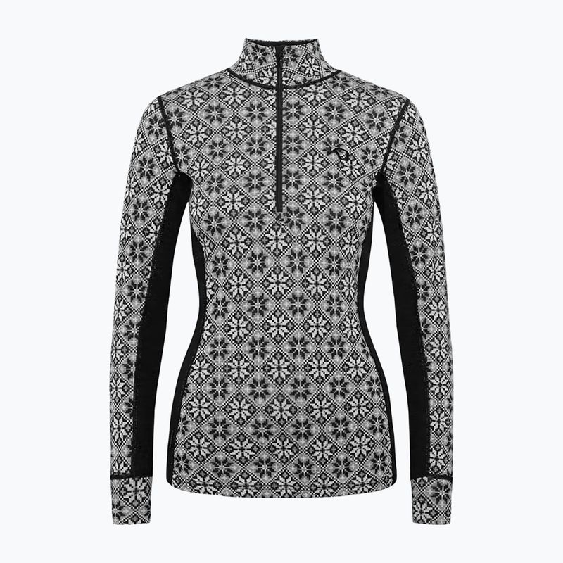 Дамски термоактивен суитшърт KARI TRAA Rose Half Zip black 4