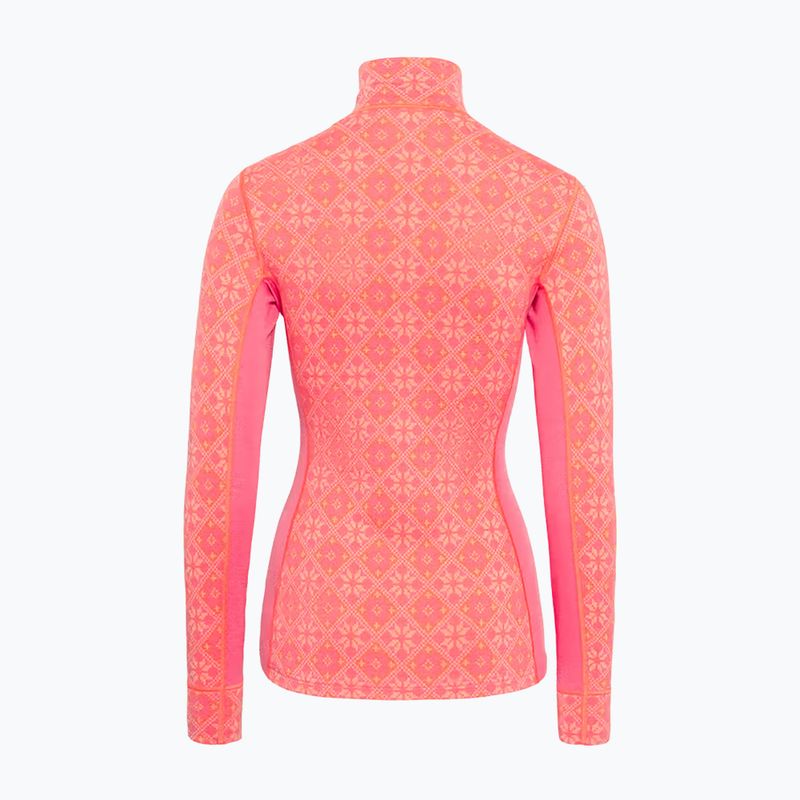 Дамски термоактивен суитшърт KARI TRAA Rose Half Zip bubblegum 2