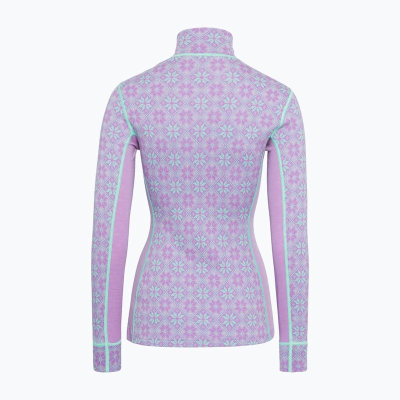 Дамски термоактивен суитшърт KARI TRAA Rose Half Zip lily 7